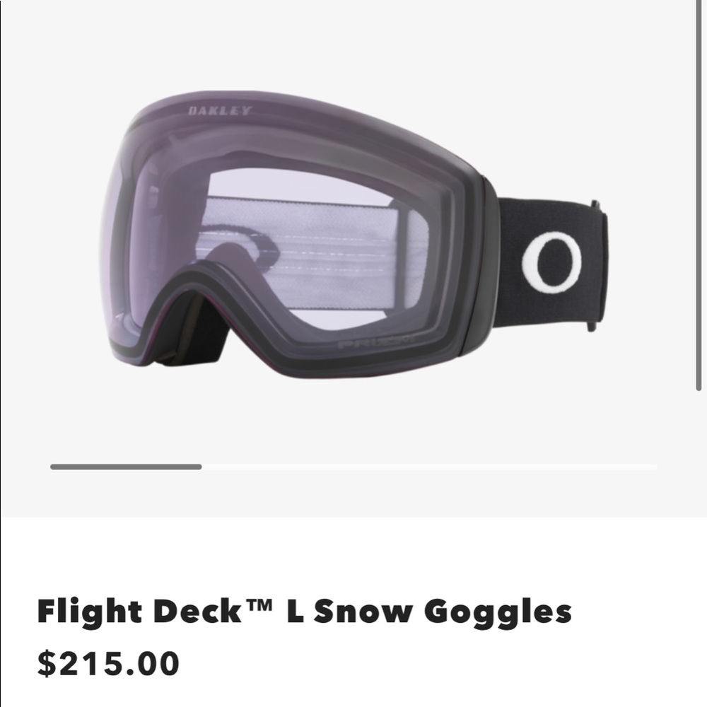 Oakley snow ski Google prizm